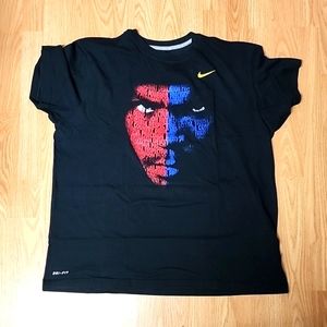 Manny Pacquiao Printet Nike Men's Tee DRY FIT Size 2XL Used